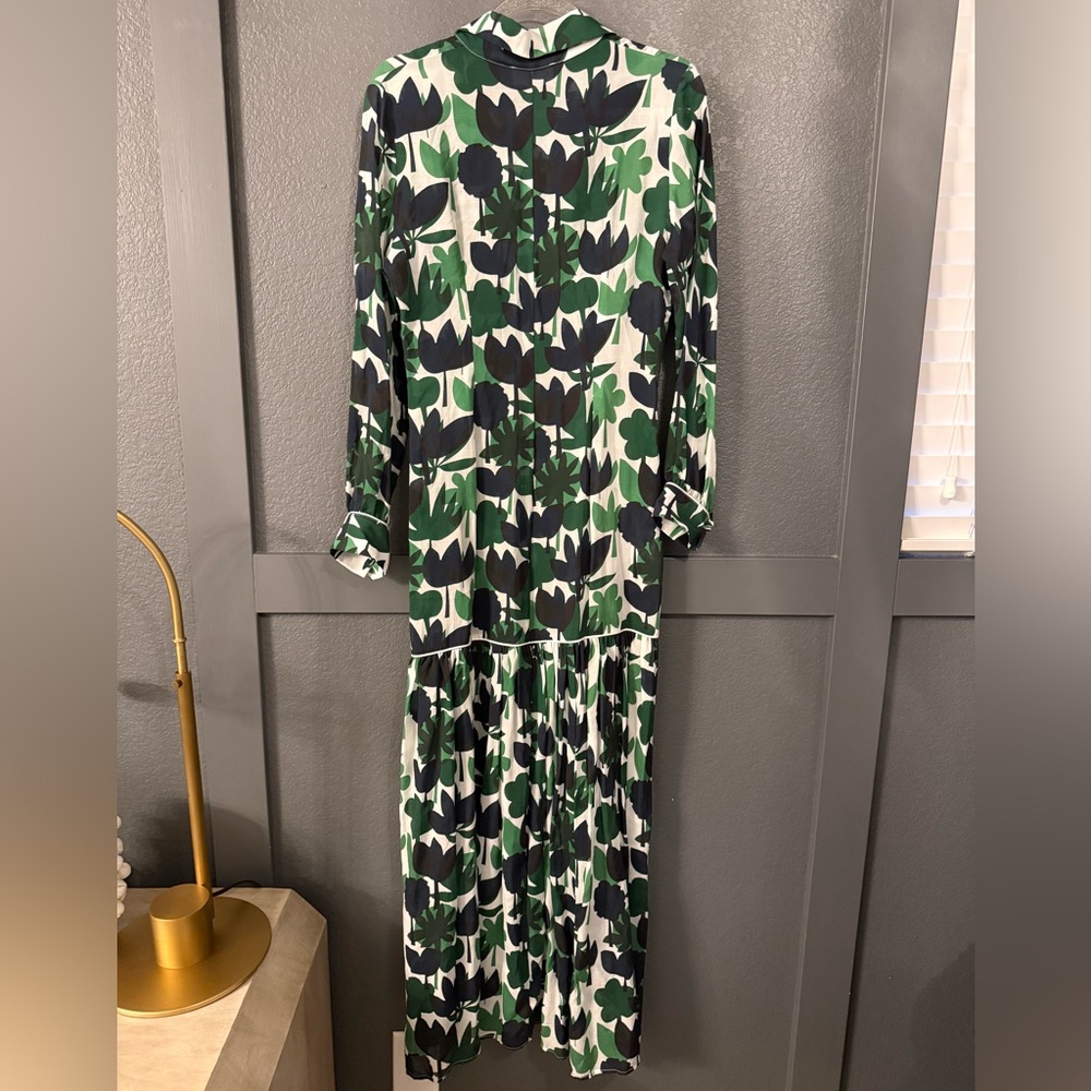 CRISTINA A BEAUTIFUL LIFE • MAI-44 floral long sleeve maxi dress - Small - Picture 11 of 14